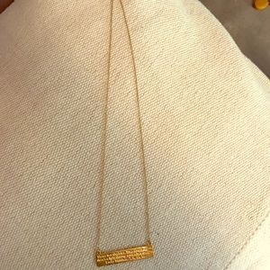 Original Gold fortune necklace